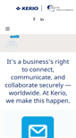 Mobile Screenshot of kerio.co.za