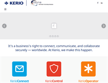 Tablet Screenshot of kerio.co.za